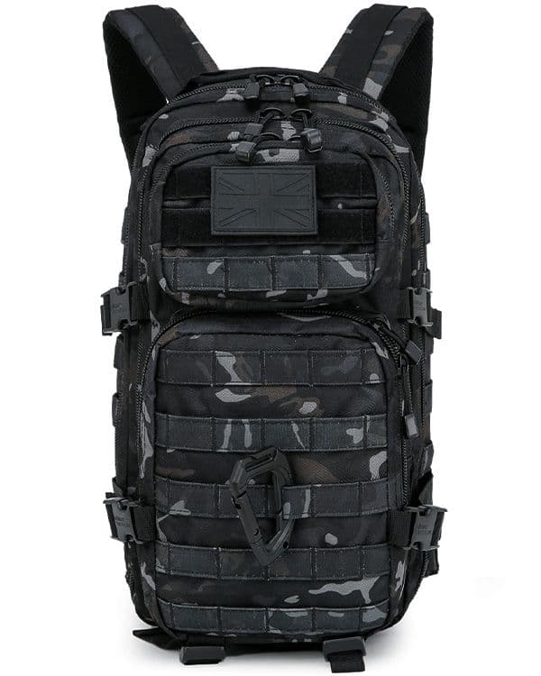 Kombat UK Small Molle Assault Pack - 28 Litre - BTP Black - Image 2