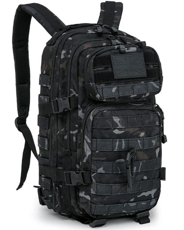 Kombat UK Small Molle Assault Pack - 28 Litre - BTP Black - Image 3