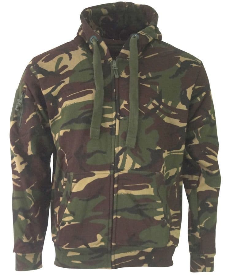 Kombat UK Spec-Ops Full Zip Hoodie in DPM Camo - Image 2