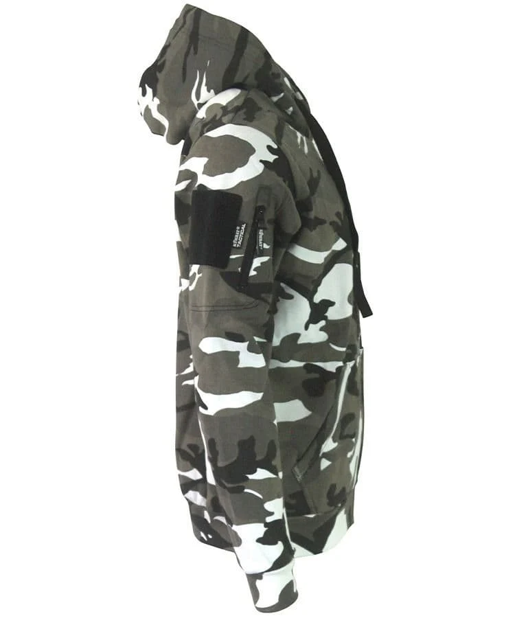 Kombat UK Spec-Ops Full Zip Hoodie in Urban Camo - Image 3