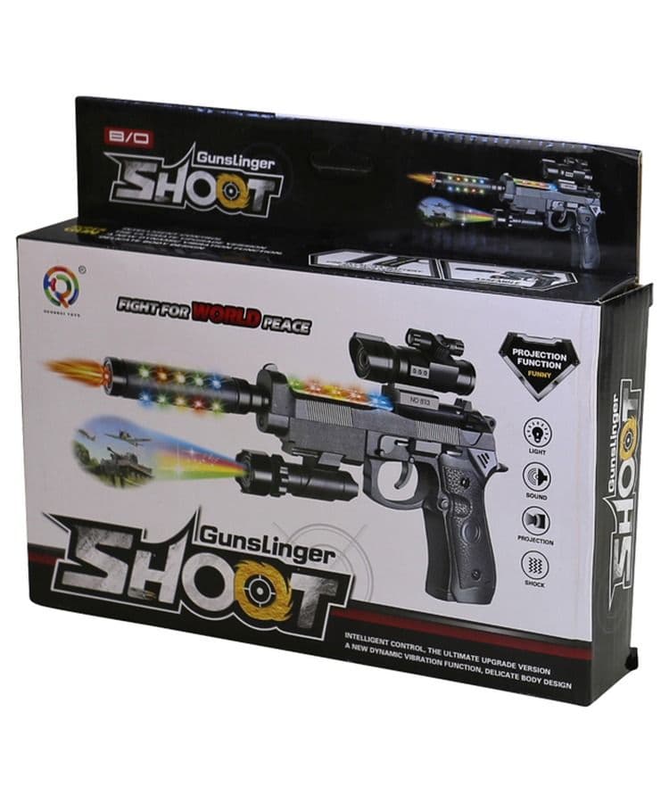 Kombat UK Special Forces Kids Toy Pistol (813B) - Black - Toy Gun - Image 4