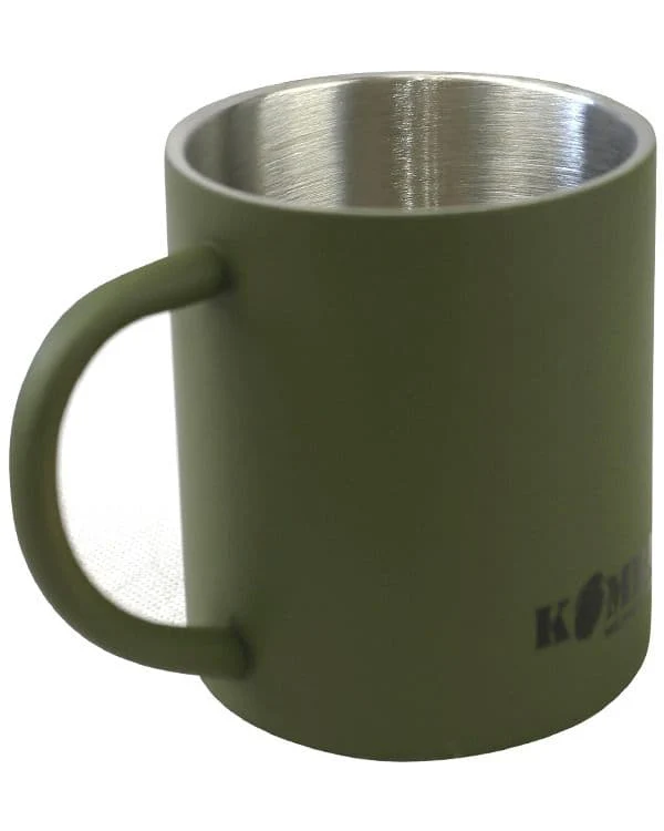 Kombat UK Stainless Steel Mug 330ml - Olive Green - Image 2
