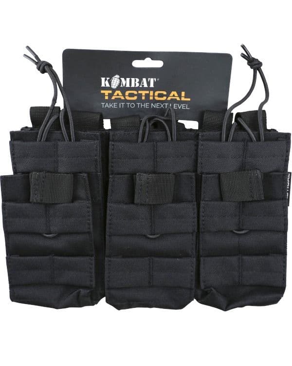 Kombat UK Triple Duo Magazine Pouch - Black - Image 3