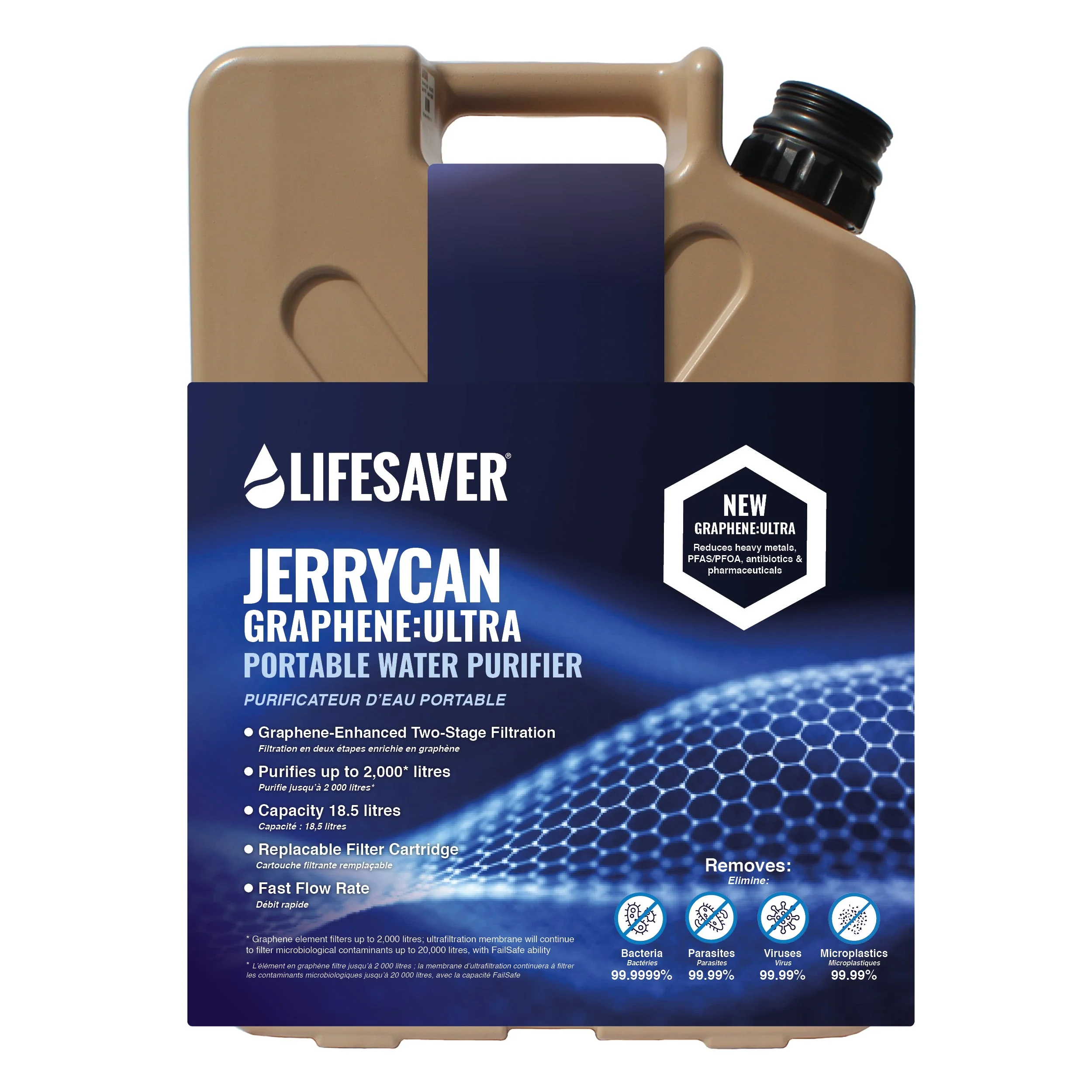 LifeSaver Jerrycan Graphene:Ultra - Advanced PFAS & Heavy Metal Filter - Image 3