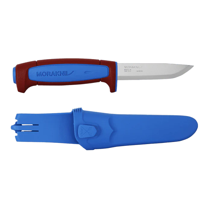 Mora Basic 511 Bushcraft Knife 2025 LTD Edition - Siljan Blue / Dala Red