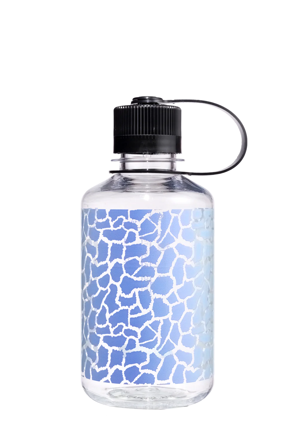 Nalgene 16oz / 0.5L Sustain Narrow Mouth Bottle - Clear Rainbow Giraffe Print