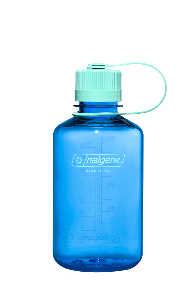 Nalgene 16oz / 0.5L Sustain Narrow Mouth Bottle - Cornflower Blue