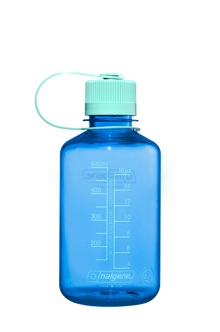 Nalgene 16oz / 0.5L Sustain Narrow Mouth Bottle - Cornflower Blue - Image 2
