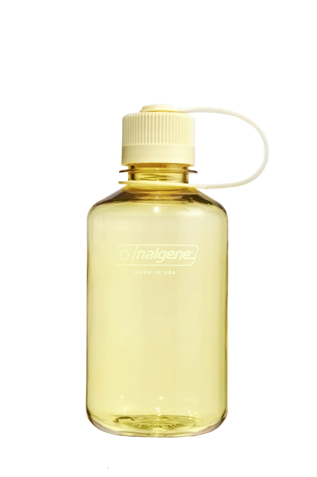 Nalgene 16oz / 0.5L Sustain Narrow Mouth Bottle - Monochrome Butter
