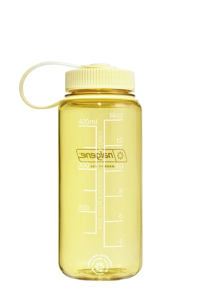 Nalgene 16oz / 0.5L Wide Mouth Sustain Water Bottle - Monochrome Butter - Image 2