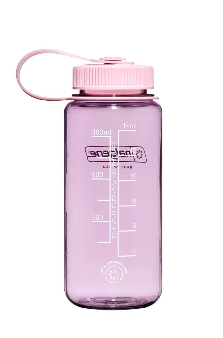 Nalgene 16oz / 0.5L Wide Mouth Sustain Water Bottle - Monochrome Cherry Blossom - Image 2