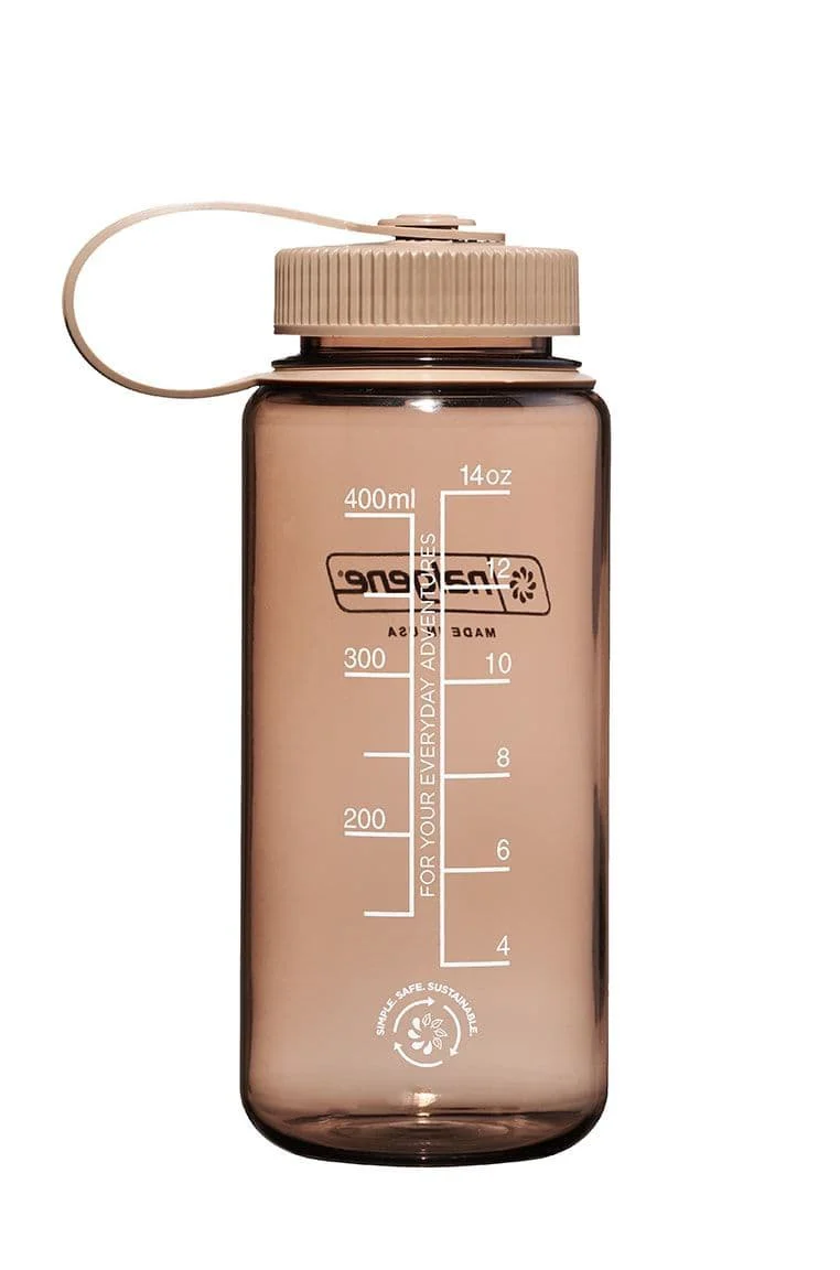 Nalgene 16oz / 0.5L Wide Mouth Sustain Water Bottle - Monochrome Mocha - Image 2