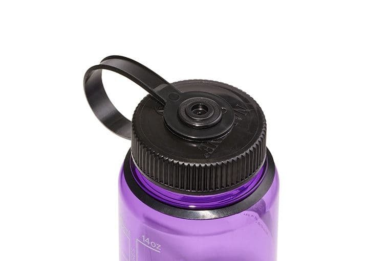 Nalgene 16oz / 0.5L Wide Mouth Sustain Water Bottle - Purple with Black Cap - Image 3
