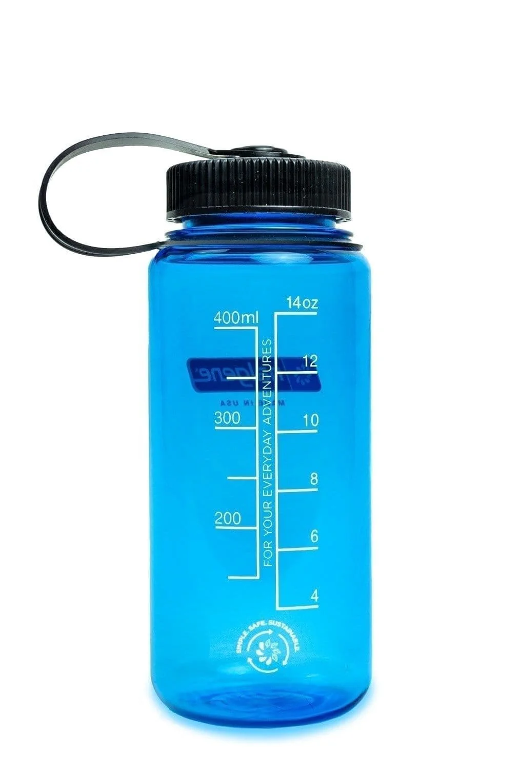 Nalgene 16oz / 0.5L Wide Mouth Sustain Water Bottle - Slate Blue - Image 2
