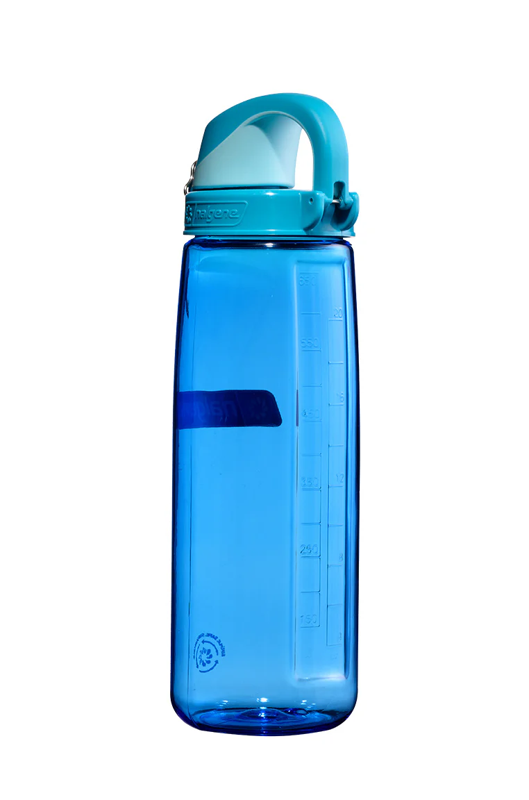 Nalgene 24oz / 0.7L Sustain Otf Bottle - Blue, Glacial Blue Cap - Image 2
