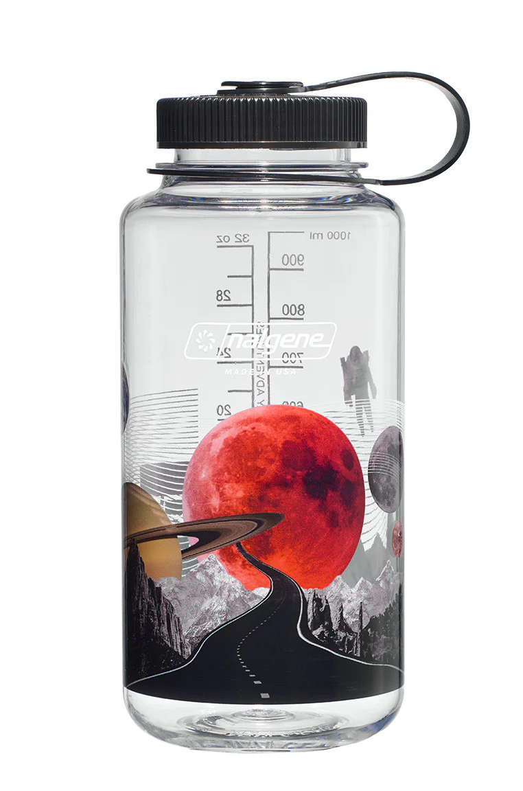Nalgene 32oz / 1L Sustain Wide Mouth Bottle - Astro Motel - Image 2
