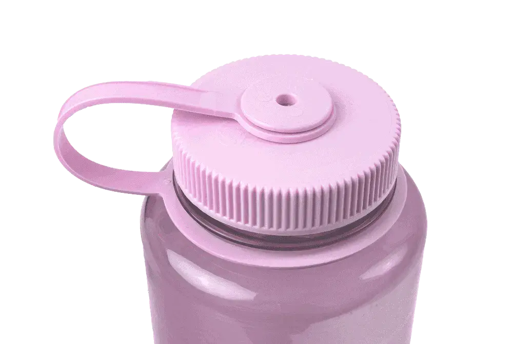 Nalgene 32oz / 1L Wide Mouth Sustain Water Bottle - Monochrome Cherry Blossom - Image 2