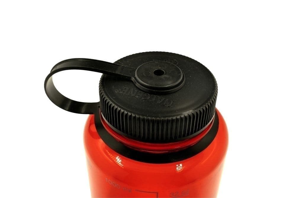 Nalgene 32oz / 1L Wide Mouth Sustain Water Bottle - Red - Image 3