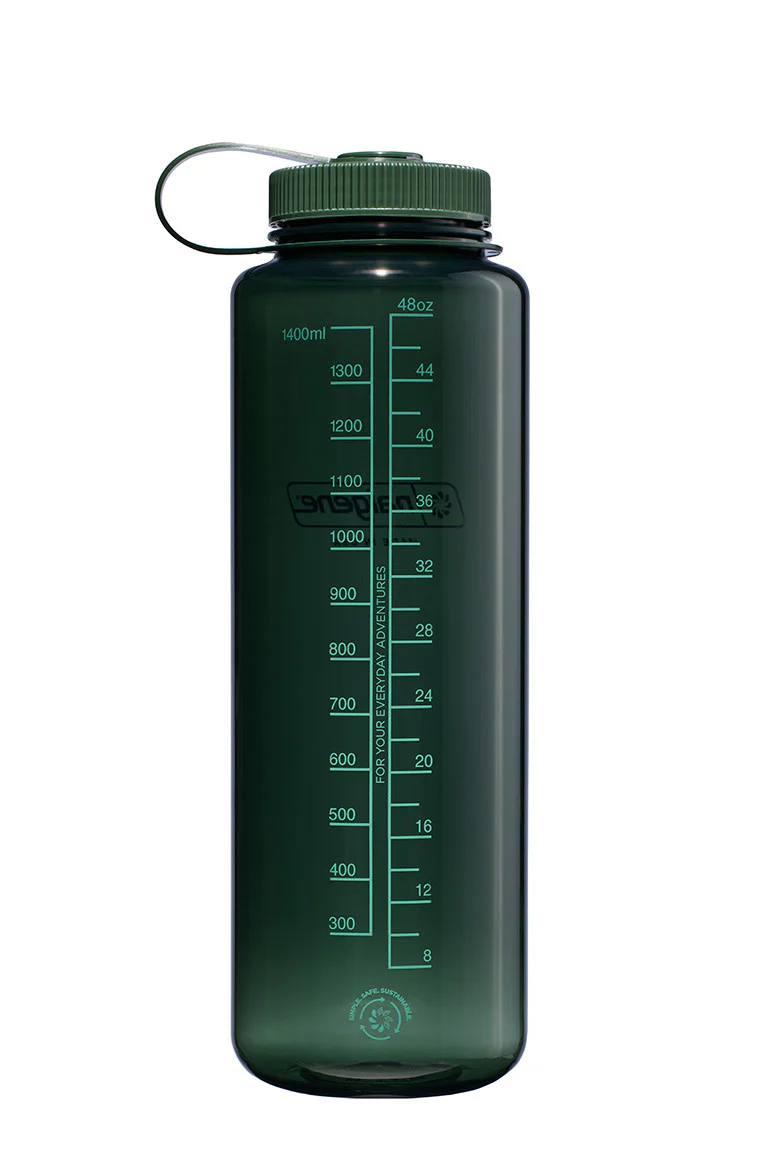 Nalgene 50oz / 1.5L Sustain Wide Mouth Bottle -Jade - Image 2