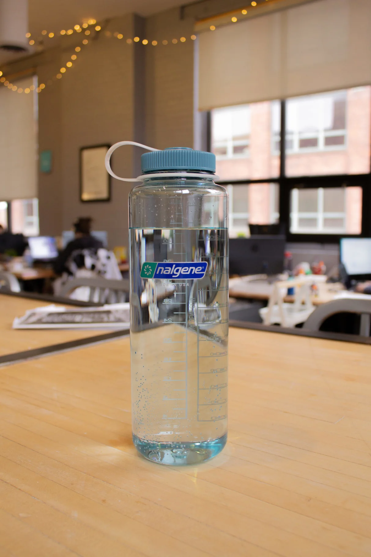 Nalgene 50oz / 1.5L Sustain Wide Mouth Bottle - Seafoam - Image 4