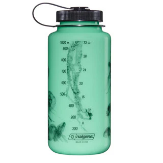 Nalgene Sustain Wide Mouth Bottle - GLO WYLD - Black Jelly Fish - 1 Litre - Image 4
