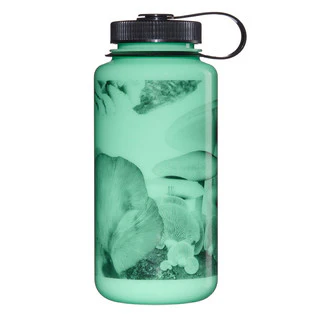 Nalgene Sustain Wide Mouth Bottle - GLO WYLD - Black Mushrooms - 1 Litre - Image 3