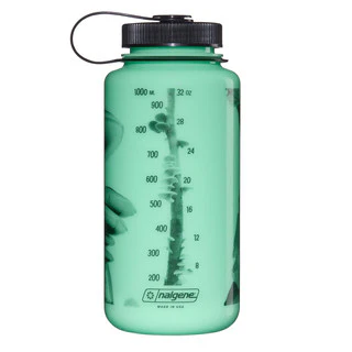 Nalgene Sustain Wide Mouth Bottle - GLO WYLD - Black Mushrooms - 1 Litre - Image 4