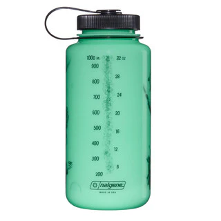 Nalgene Sustain Wide Mouth Bottle - GLO WYLD - Black Turtle - 1 Litre - Image 2