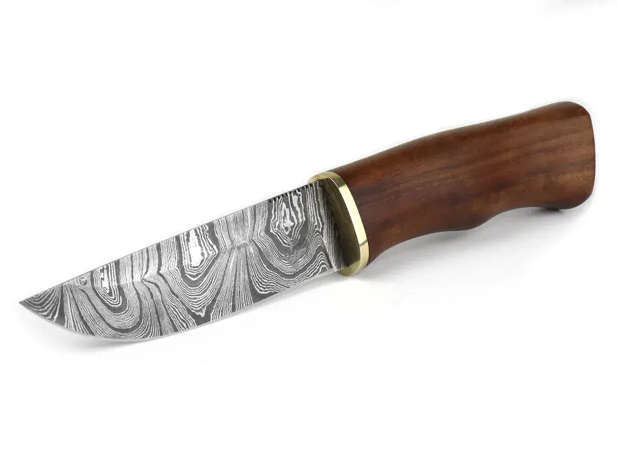 Njord Oskar Damascus Bushcraft Knife - Image 2
