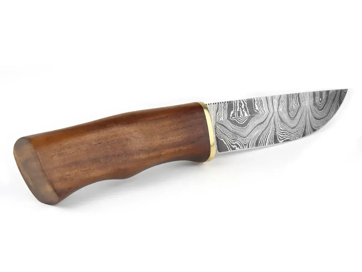 Njord Oskar Damascus Bushcraft Knife - Image 3