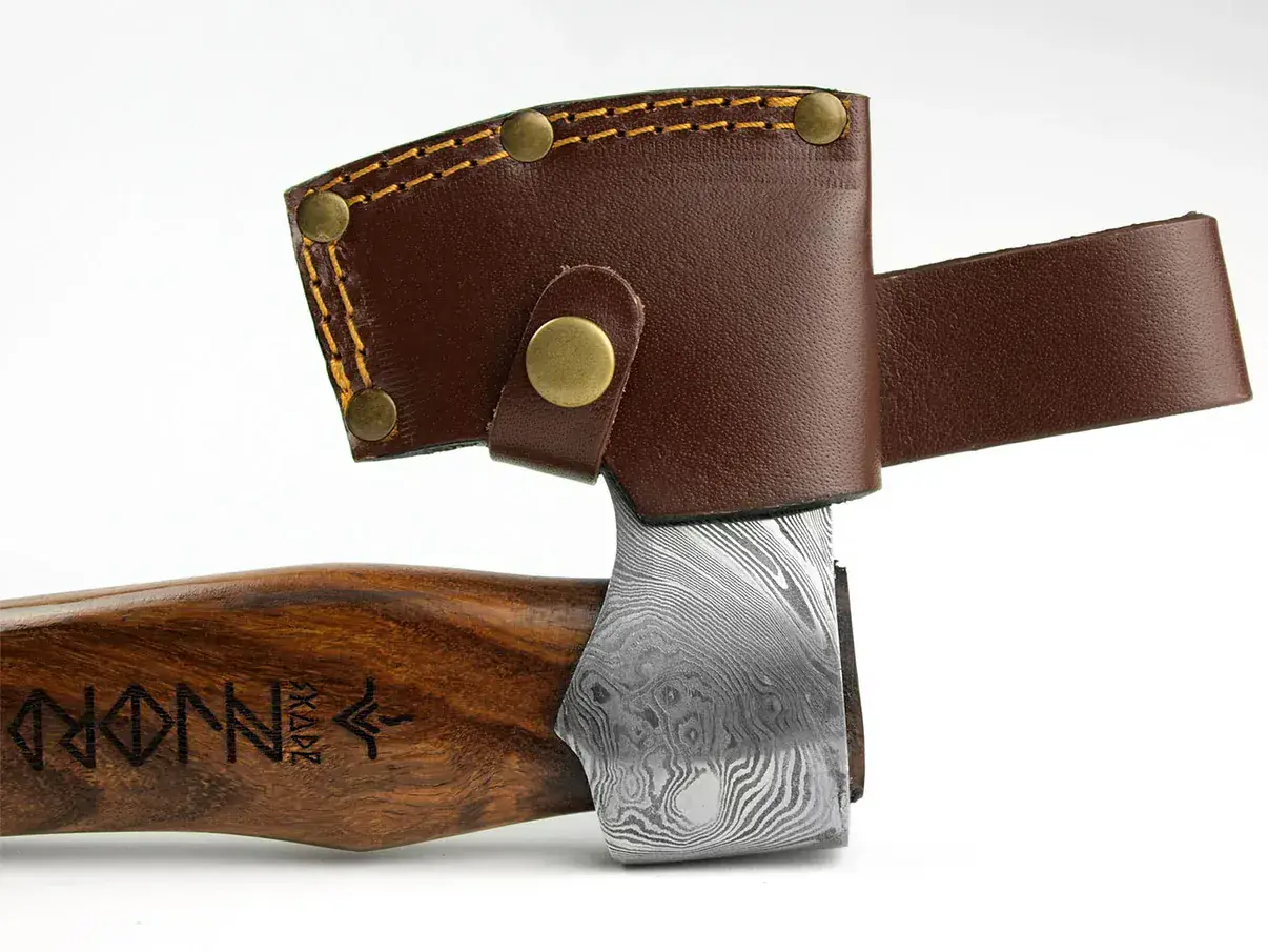 Njord Skade Damascus Compact Axe - Image 3