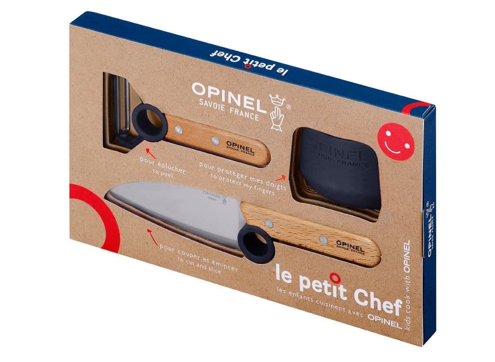 Opinel Le Petit Chef Box Set - Blue - Image 3