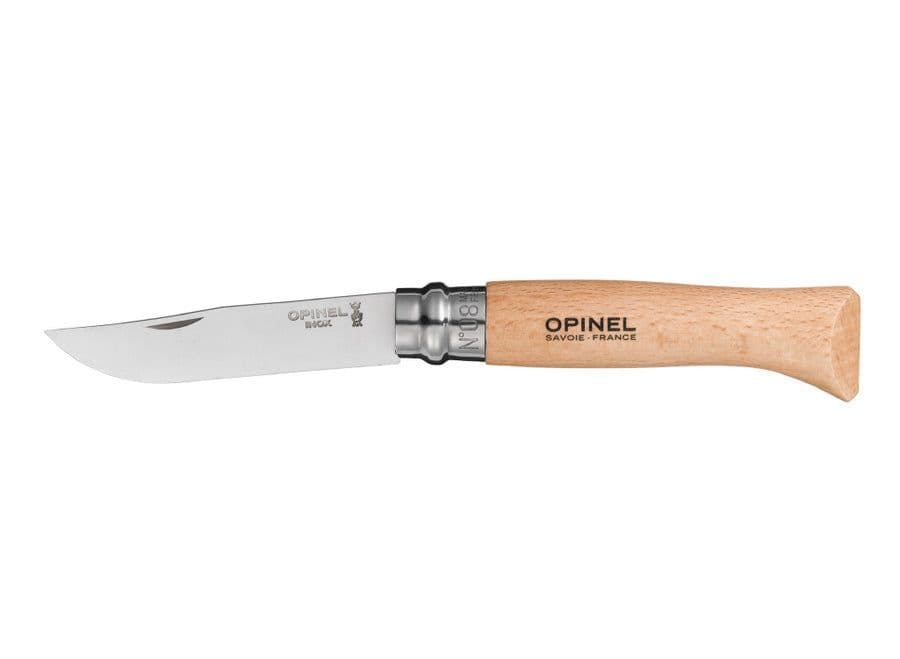 Opinel N°08 Classic Originals Stainless Steel Knife with Sheath Gift Set - Image 2