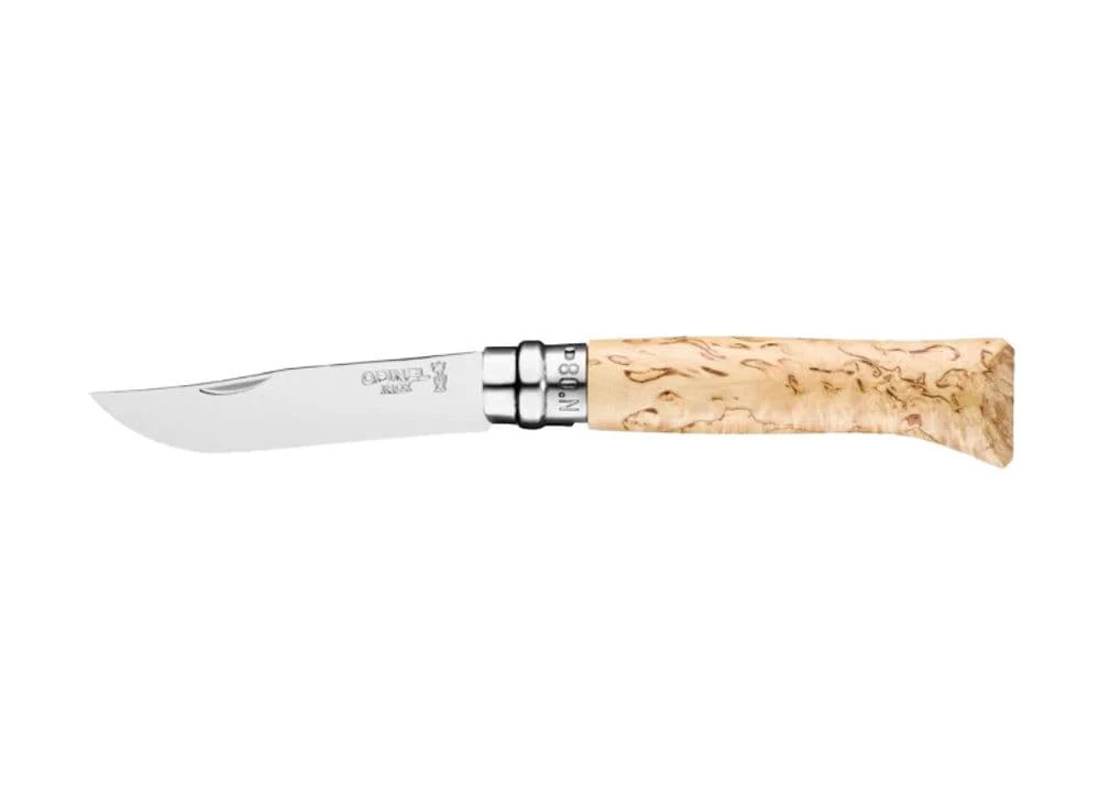 Opinel N°08 Sampo Curly Birch Limited Edition Knife - Image 3