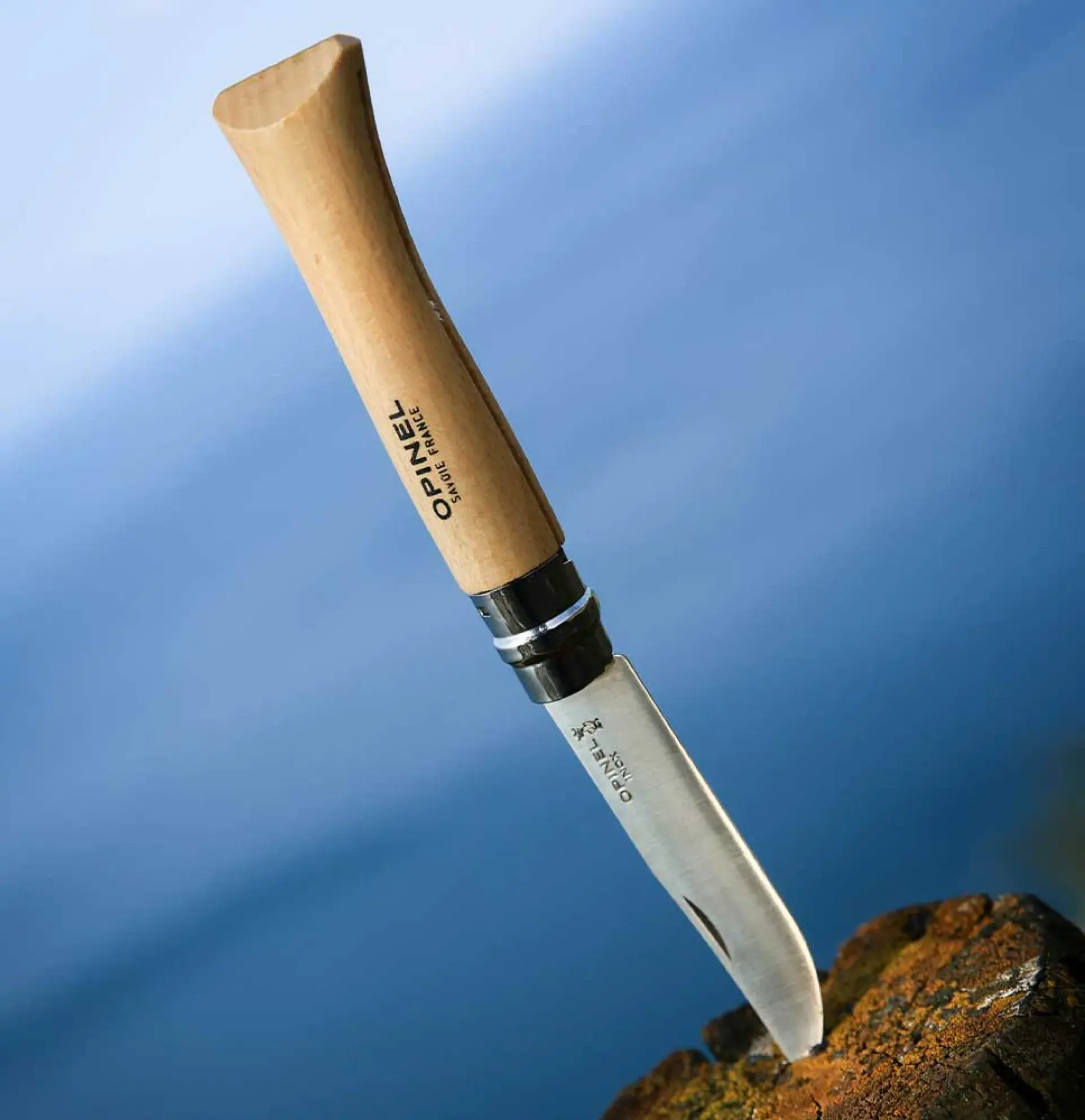 Opinel No.10 Classic Stainless Steel Folding Knife - Image 5