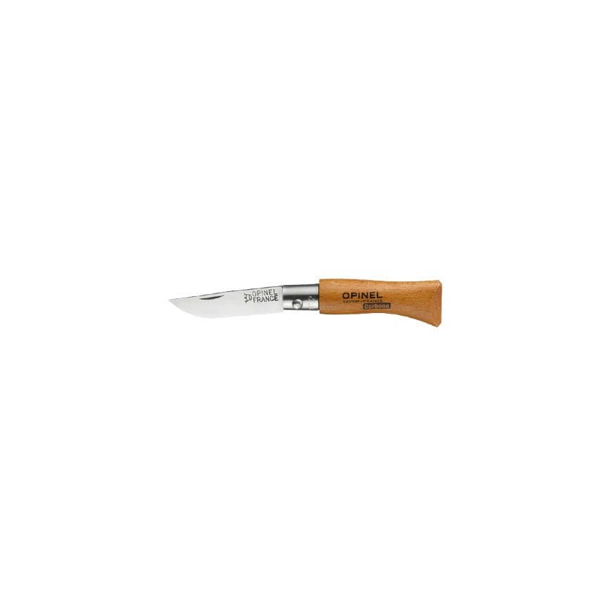 Opinel No.2 Classic Carbon Steel EDC Folding Knife - UK Legal Carry