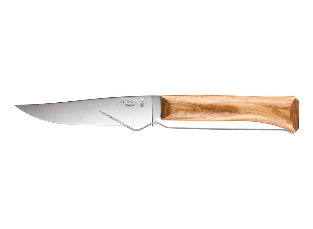 Opinel Olive Cheese Knife & Fork Set - Image 3