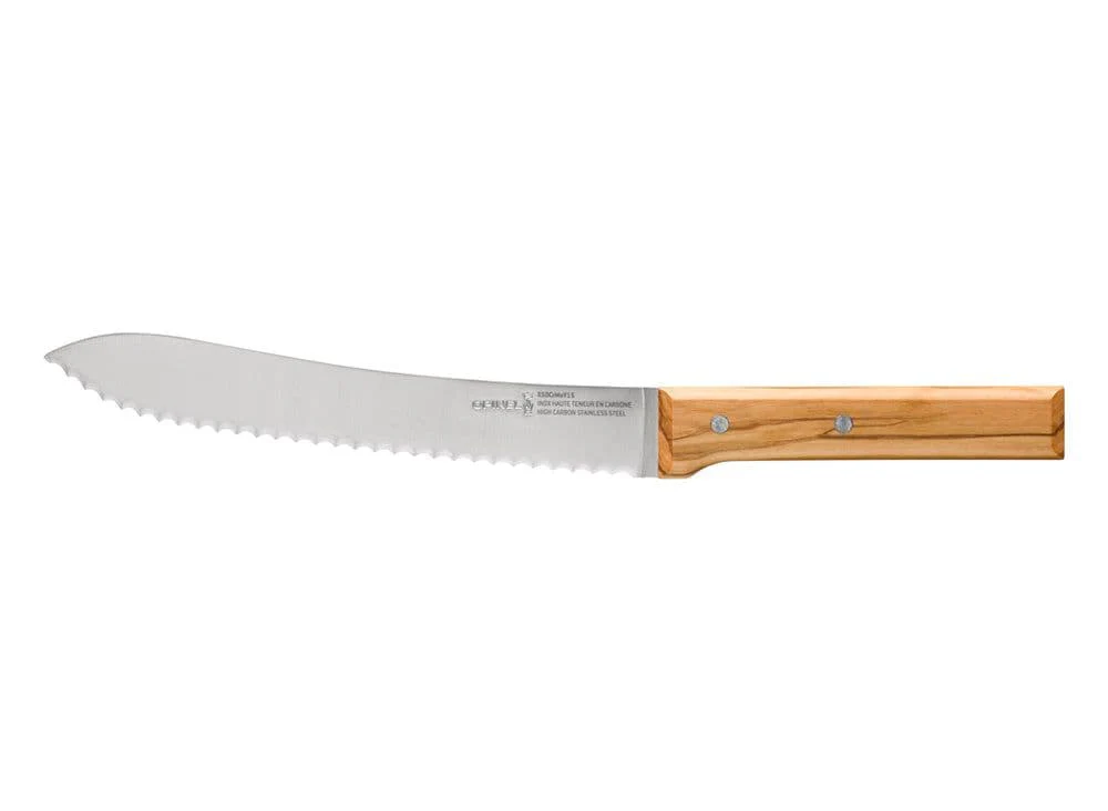 Opinel Parallèle N°116 Olive Bread Knife - Image 3