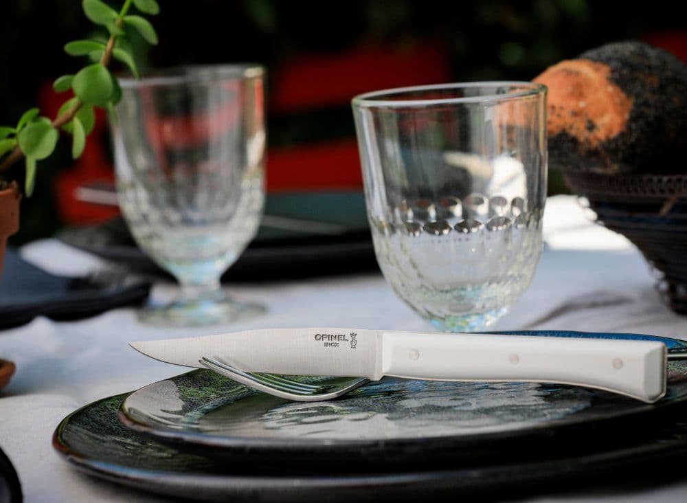 Opinel Set of 4 White VittEr Facette Table Knives - Image 4