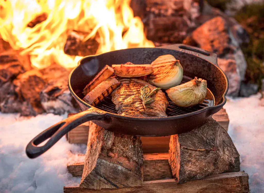 Petromax 30cm Cast Iron Grill Fire Skillet - Image 2