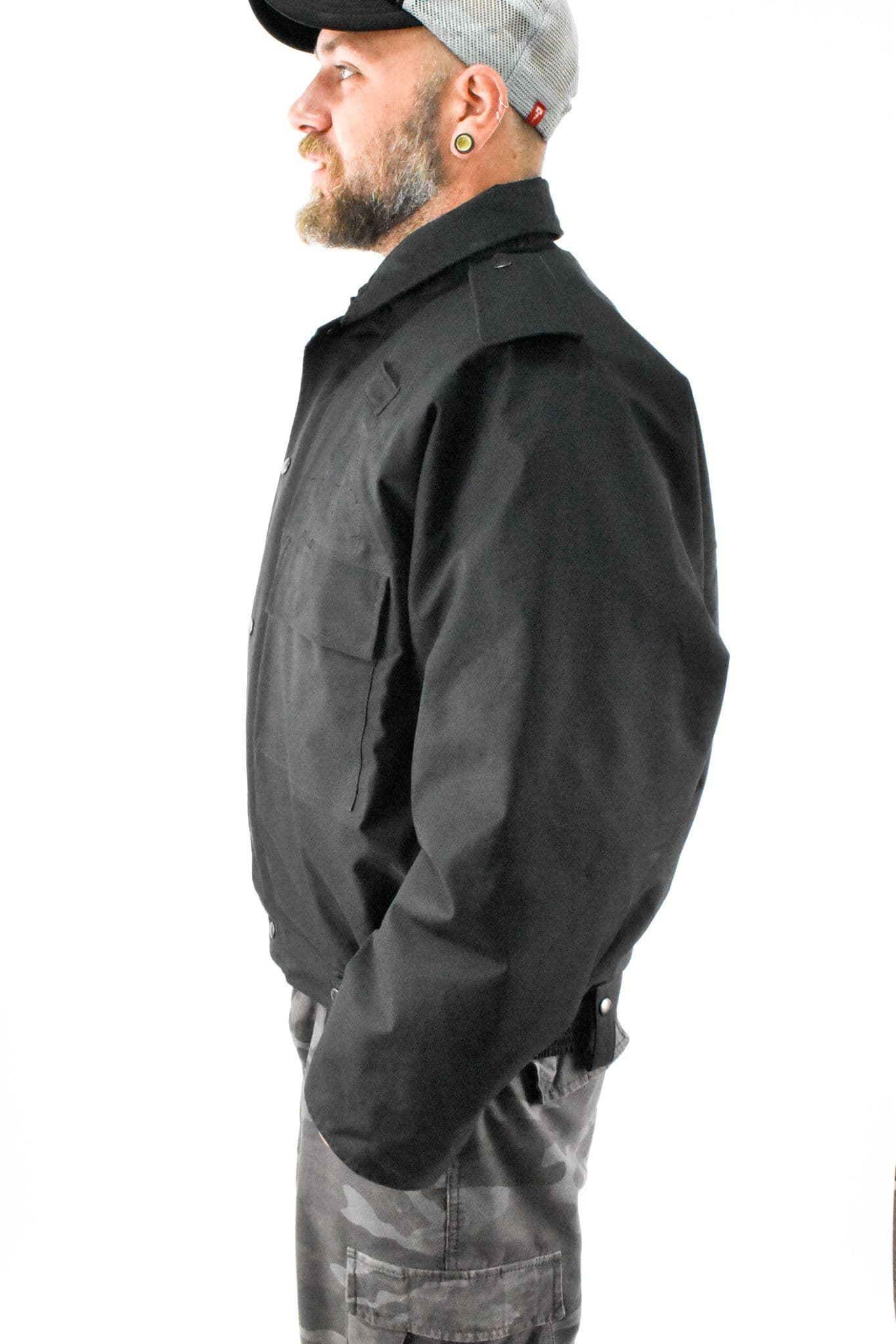Police MDP Blouson Bomber Jacket - Black - Image 5