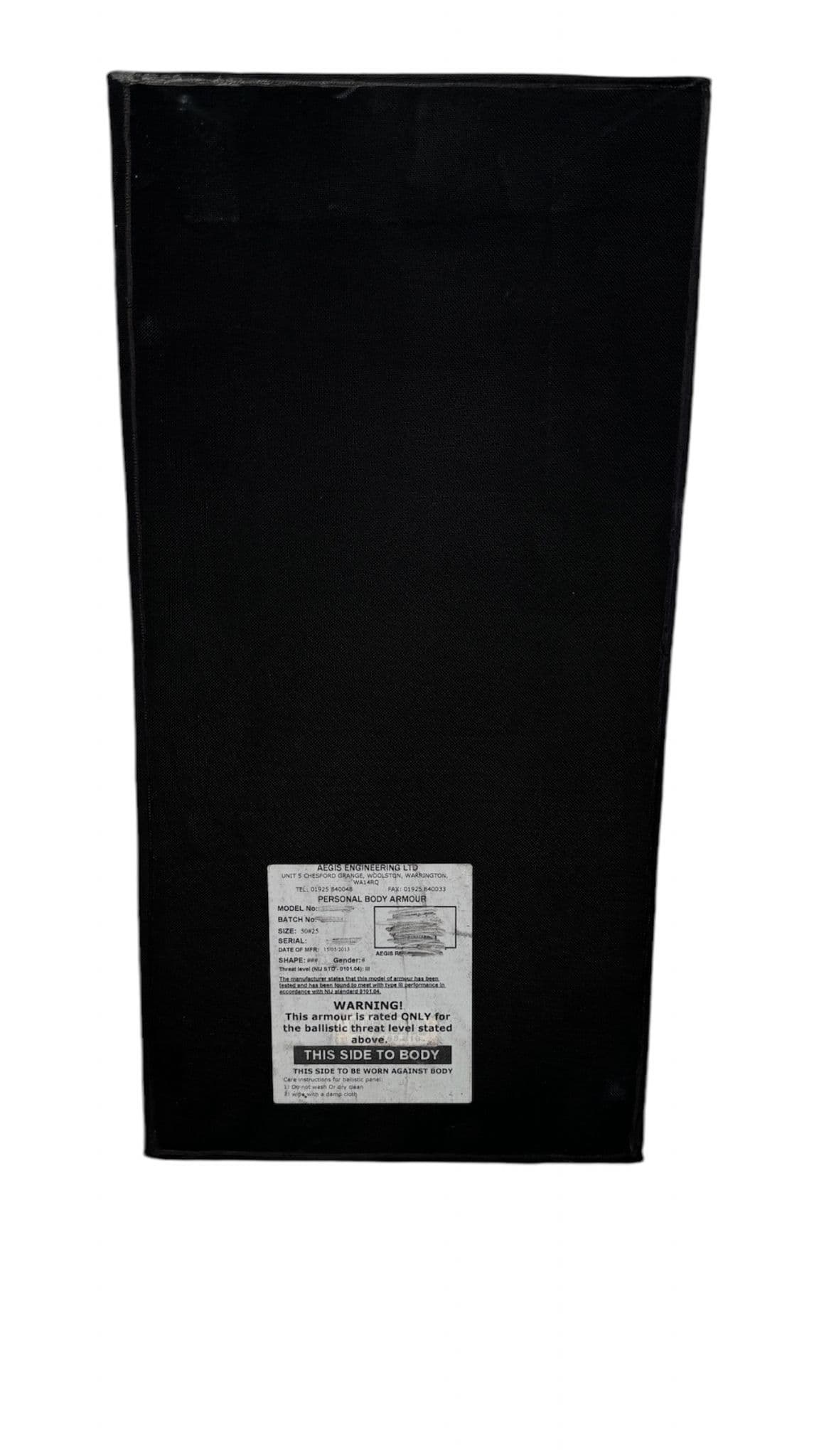 Police/ Special Forces Level 3 Ballistic Bullet Proof Body Armour Shield Plates - Image 2