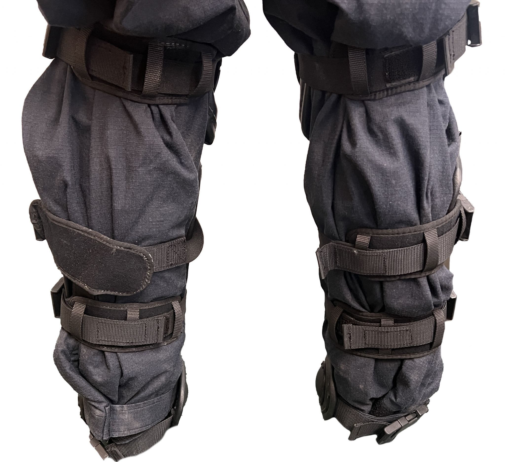 Riot Police Deluxe Leather Shin, Knee & Foot Pads - Image 3