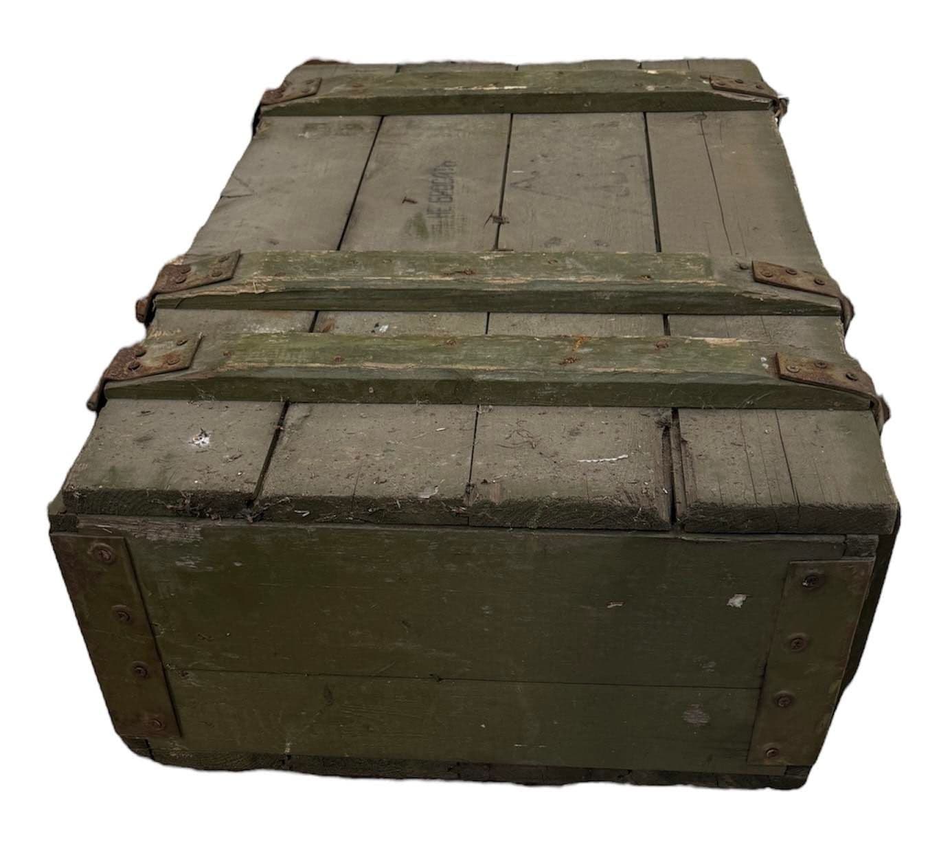 Soviet Military Large Wooden Ammo Box Crate V6 - Image 3