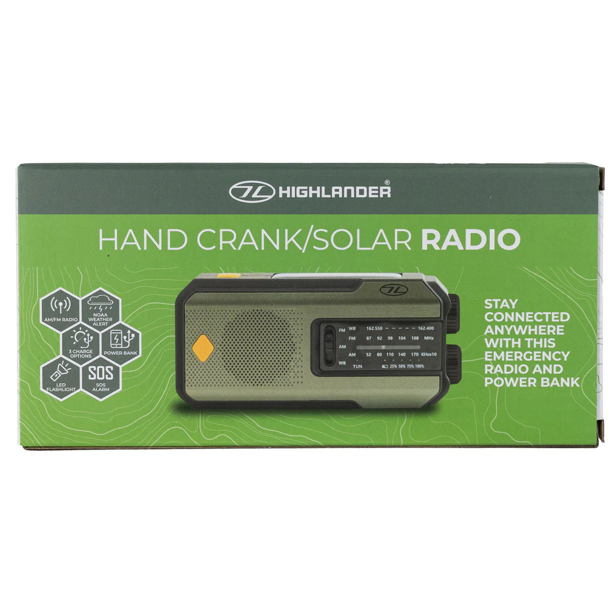 Highlander Universal Survival Emergency Power Hub (Powerbank, Torch, Radio, SOS) - Image 13