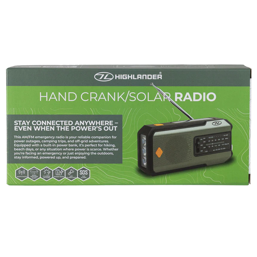 Highlander Universal Survival Emergency Power Hub (Powerbank, Torch, Radio, SOS) - Image 14
