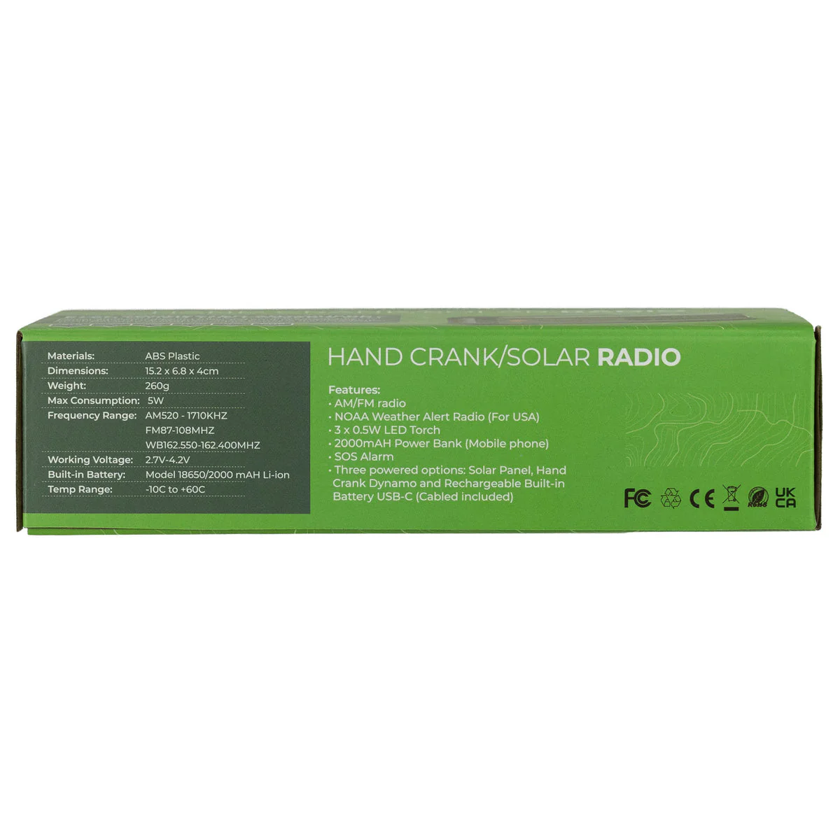 Highlander Universal Survival Emergency Power Hub (Powerbank, Torch, Radio, SOS) - Image 15