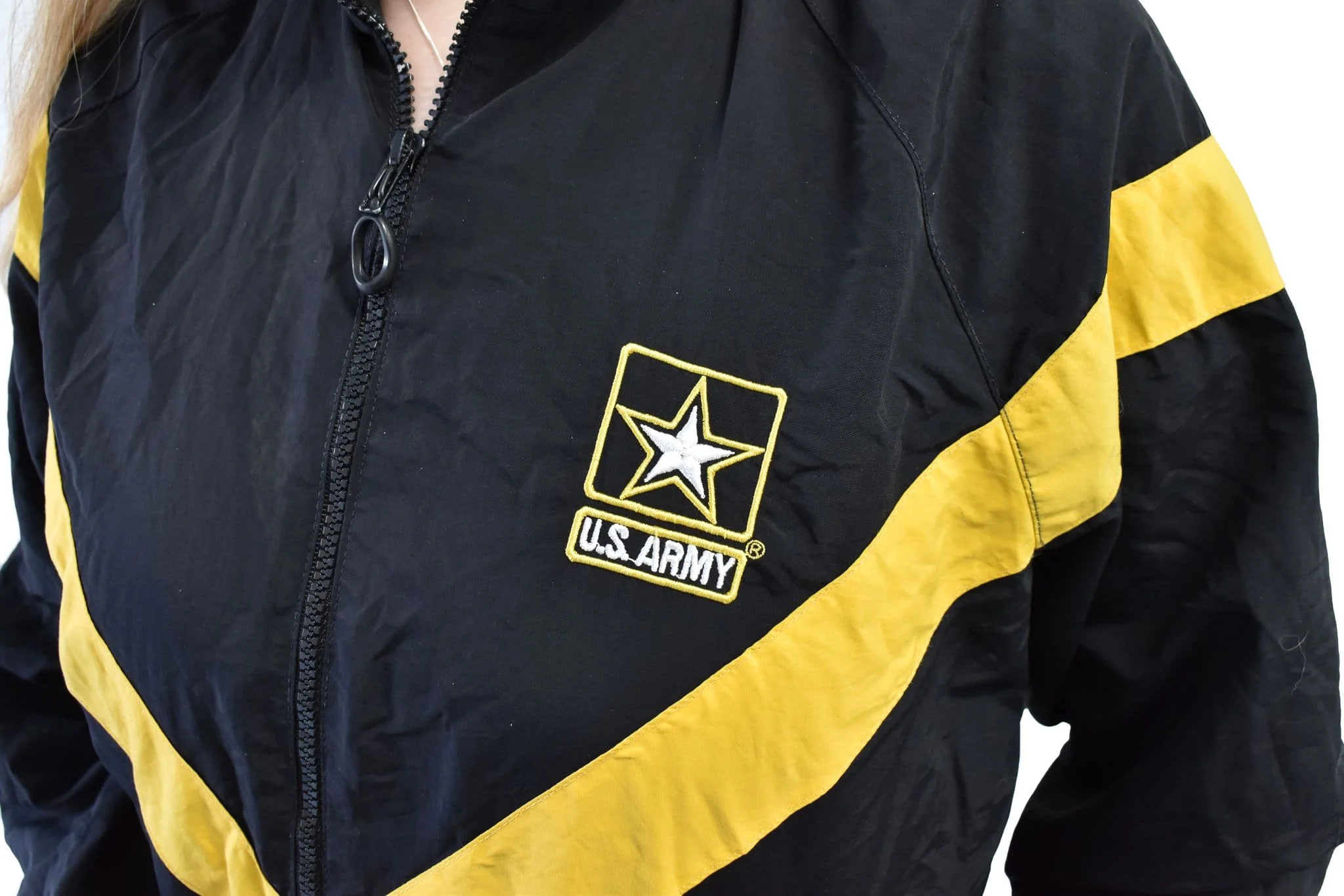 US Army Vintage Women's APFU Physical Fitness Uniform Jacket - Image 3