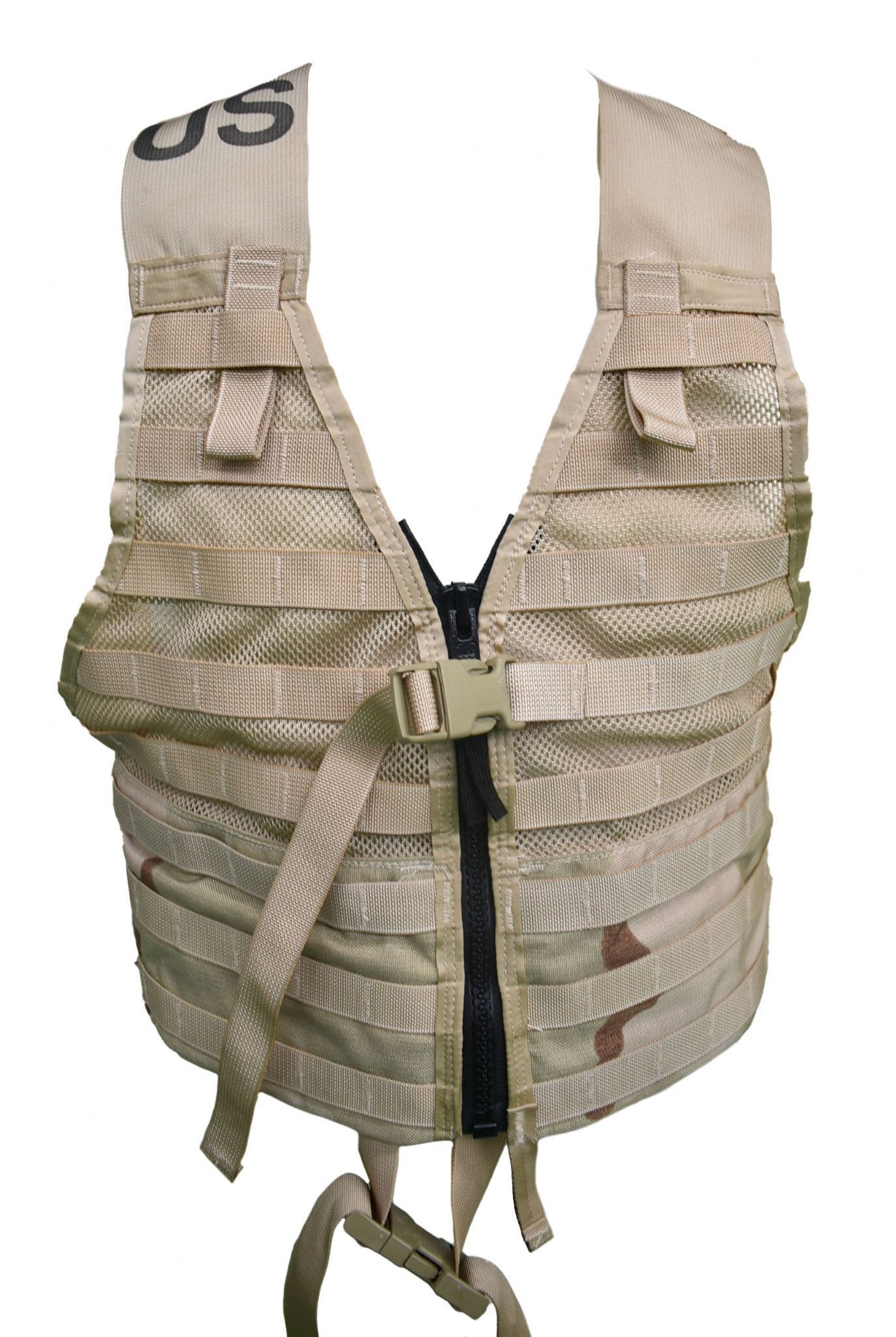 US Military 3 Colour Desert Molle II Vest