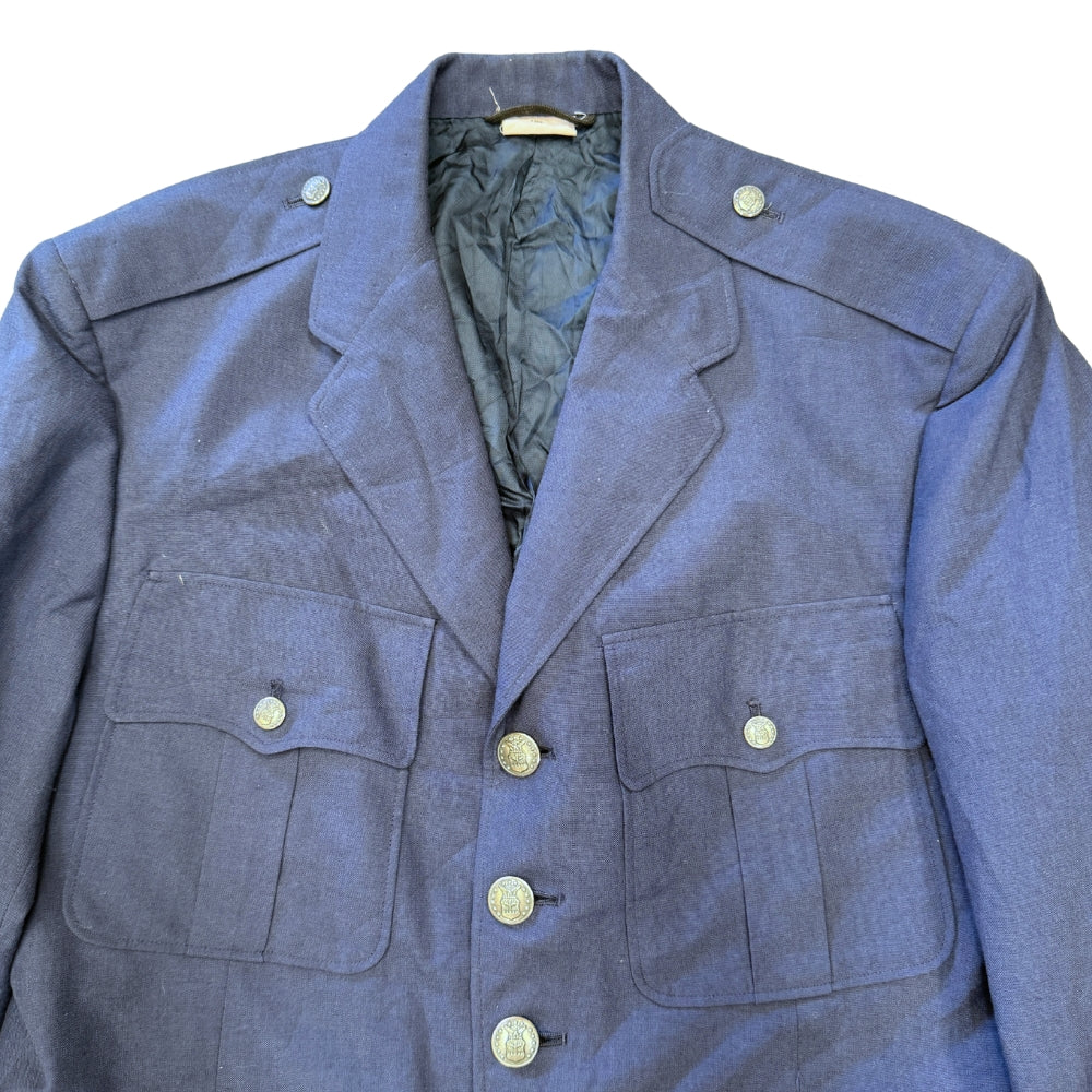 US Military Air Force Navy Blue Dress Tunic - Image 2